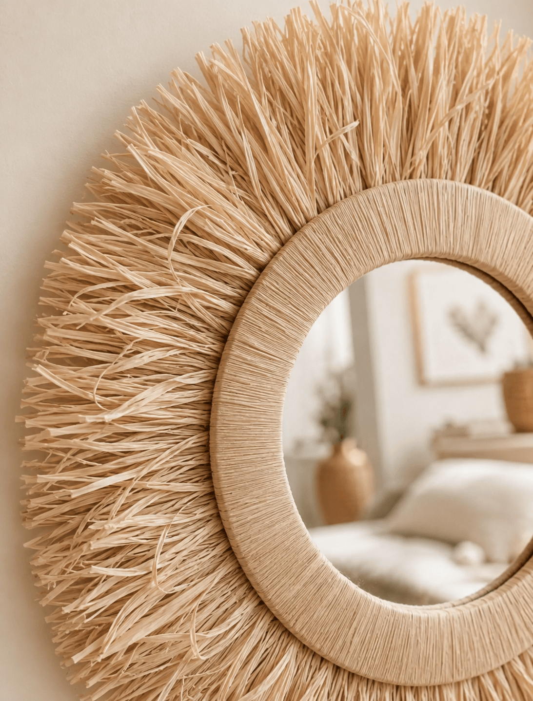 moroccan raffia sunburst mirror | handmade boho wall mirror moroccan raffia sunburst mirror | handmade boho wall mirror