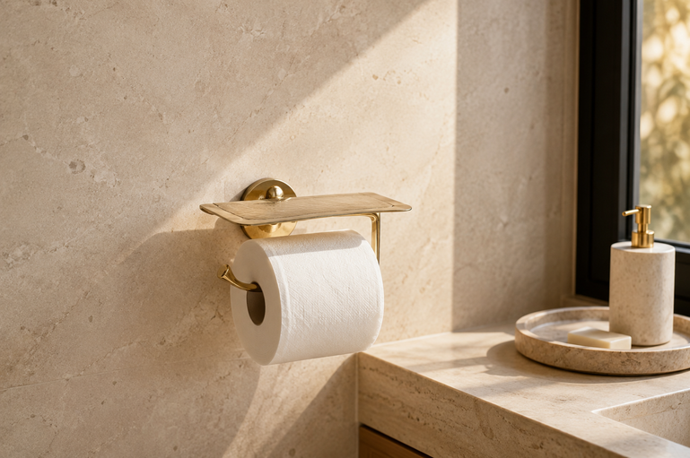 brass toilet paper holder with shelf brass toilet paper holder with shelf