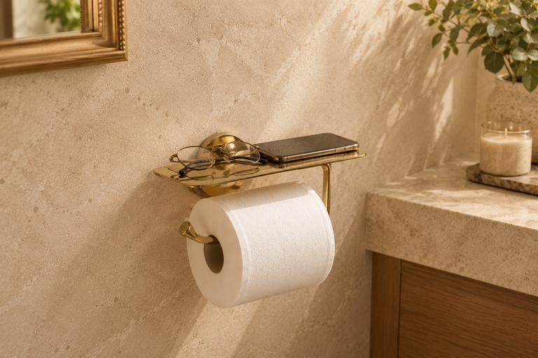brass toilet paper holder with shelf brass toilet paper holder with shelf